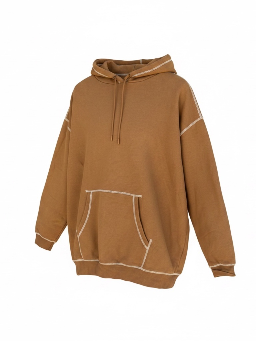 Used! Men's CSG Relaxed Fit Pullover Hoodie Tan Heavyweight Sweatshirt Size XL